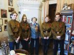 Учащиеся Садово-архитектурного колледжа навестили ветеранов Великой Отечественной