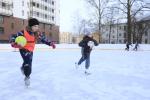 Катки, хоккейные коробки и зимний массовый спорт в Калининском районе