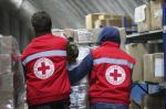 Российский Красный Крест открыл Центр сбора гуманитарной помощи в Северной столице