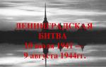 Обращение губернатора Санкт-Петербурга А.Д. Беглова по случаю 79-летия окончания Ленинградской битвы